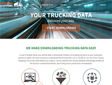 Tablet Screenshot of datadrivenshipping.com